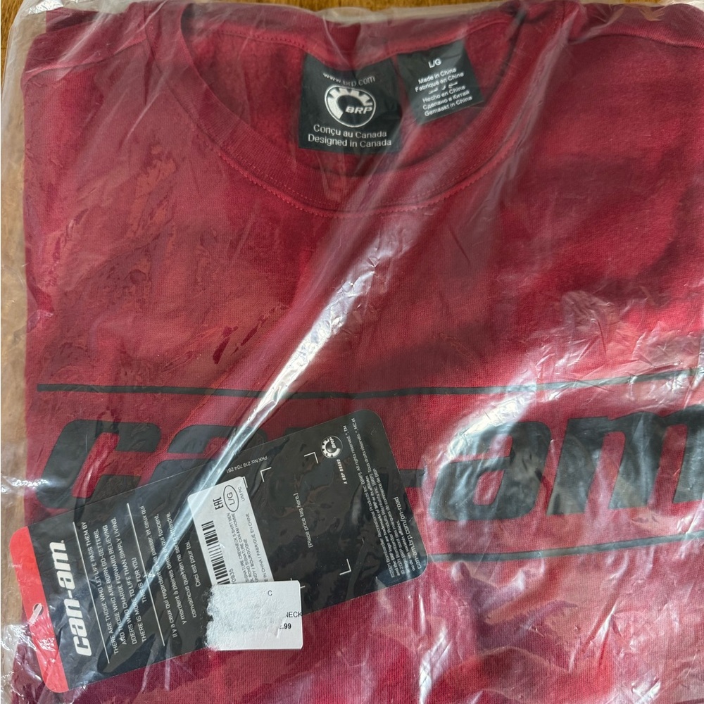 Can Am Red Long Sleeve Men's Sweater